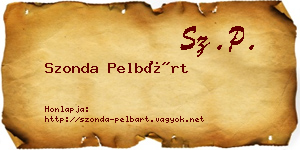 Szonda Pelbárt névjegykártya